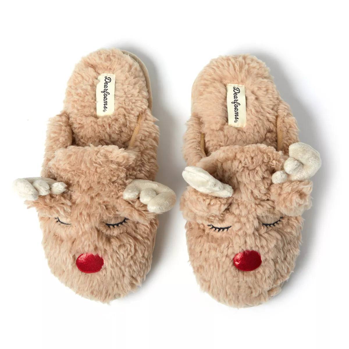 Dearfoams Womens Shay Scuff with Applique | Target