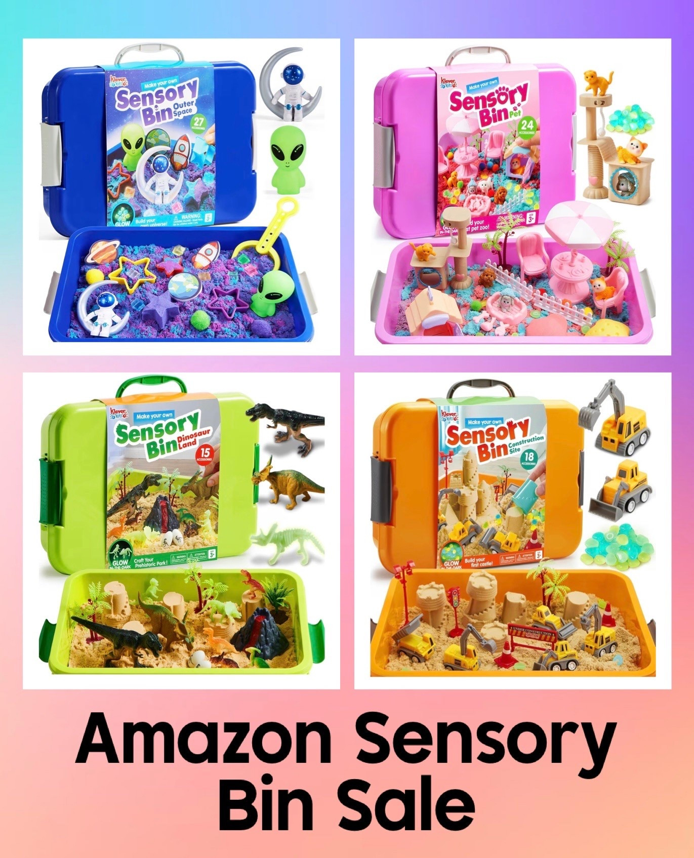 Amazon’s top rated Sensory Bins are on sale for around $21 today - normally $34.99! These bins are so fun for kids, and encourage creative non-screen play. Excellent time to grab with Summer ahead to have a fun activity on hand! Four choices available.

#LTKHome #LTKSaleAlert #LTKKids