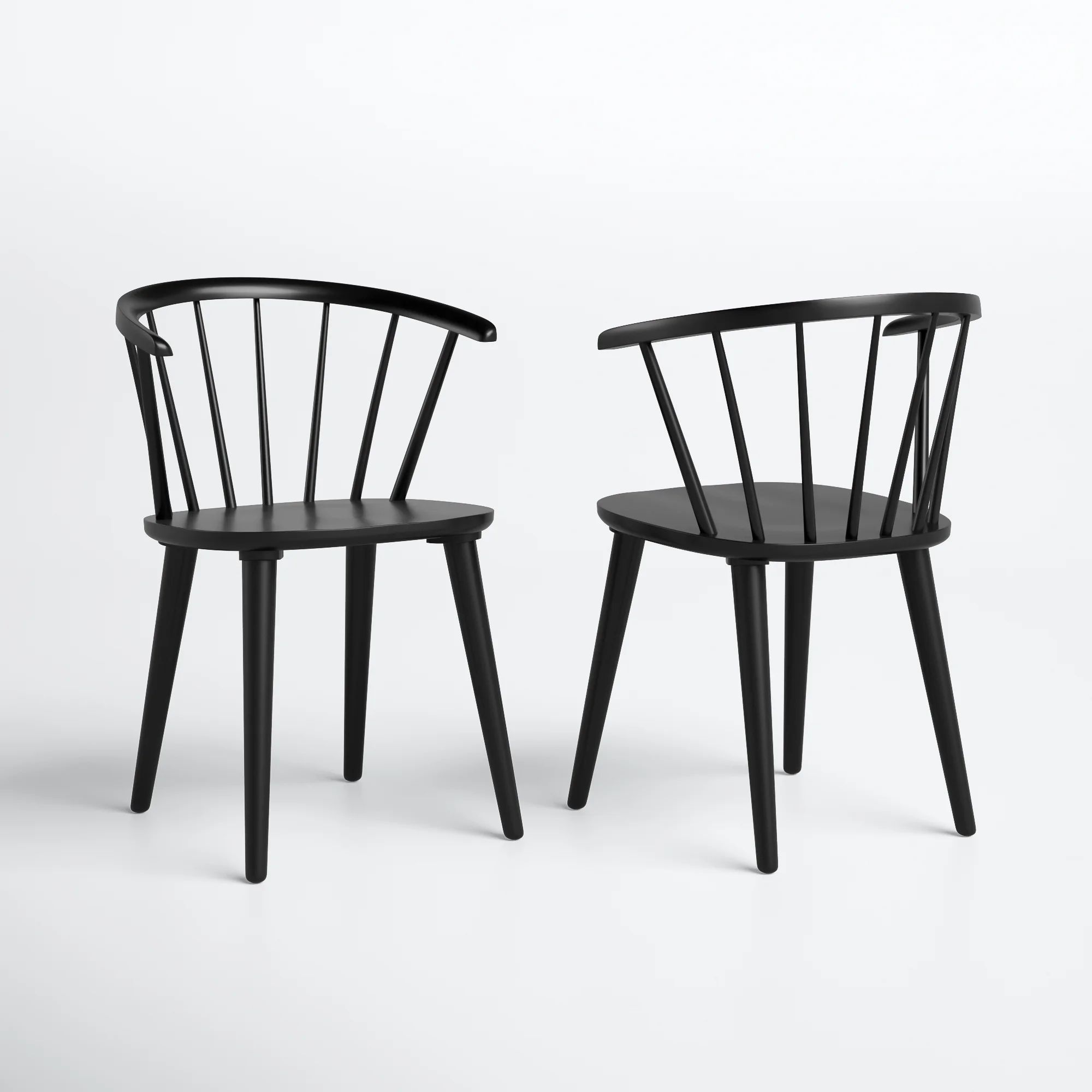 Sheffield Solid Wood Windsor Back Side Chair (Set of 2) | Wayfair Professional