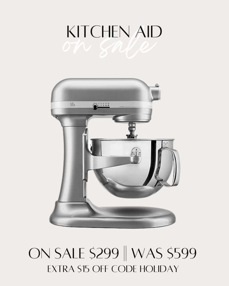 Kitchen aid on sale today. Gift idea  

#LTKCyberWeek #LTKhome #LTKsalealert