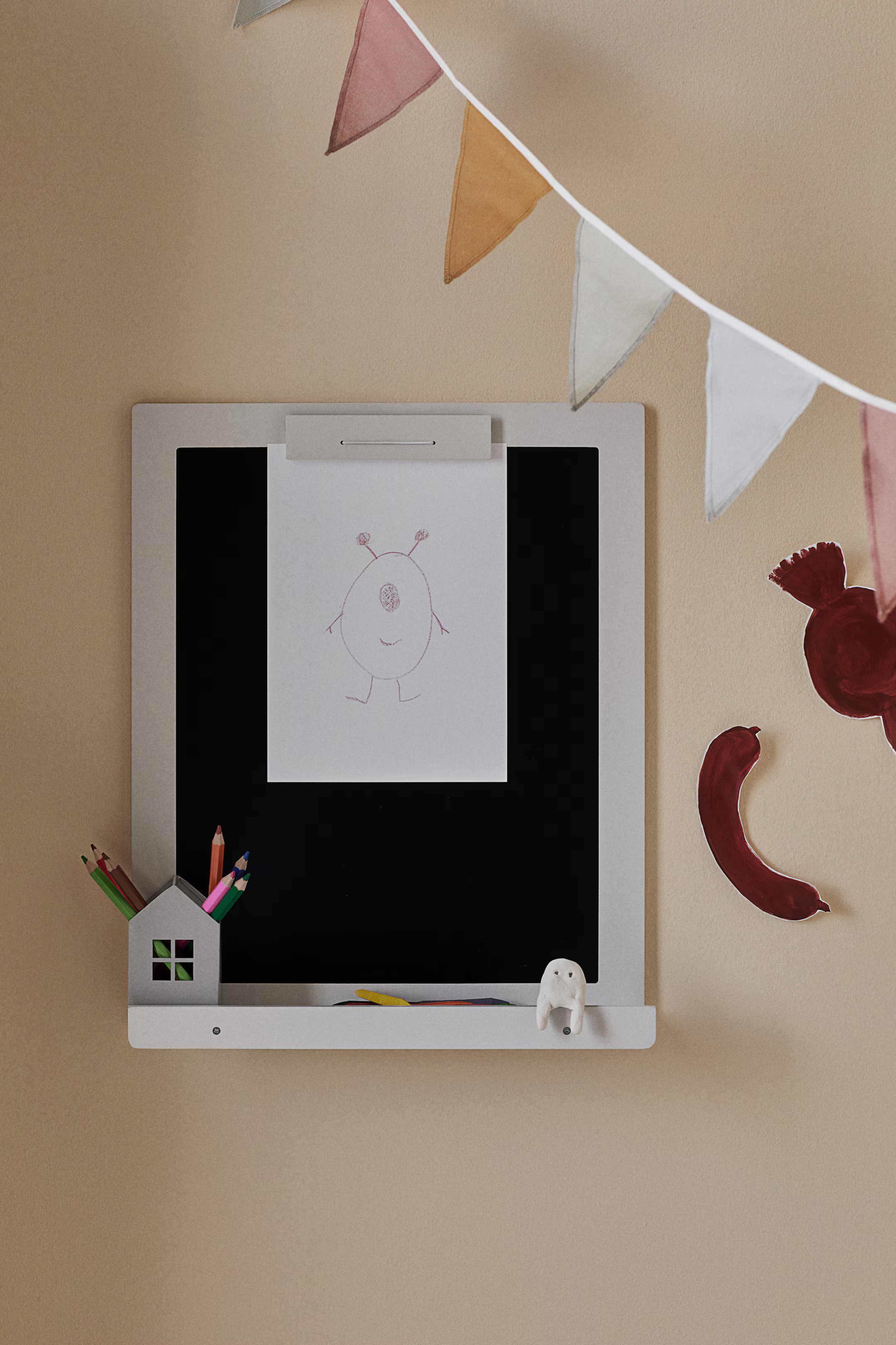 Shelf-detail Blackboard - Light gray - Home All | H&M US | H&M (US + CA)