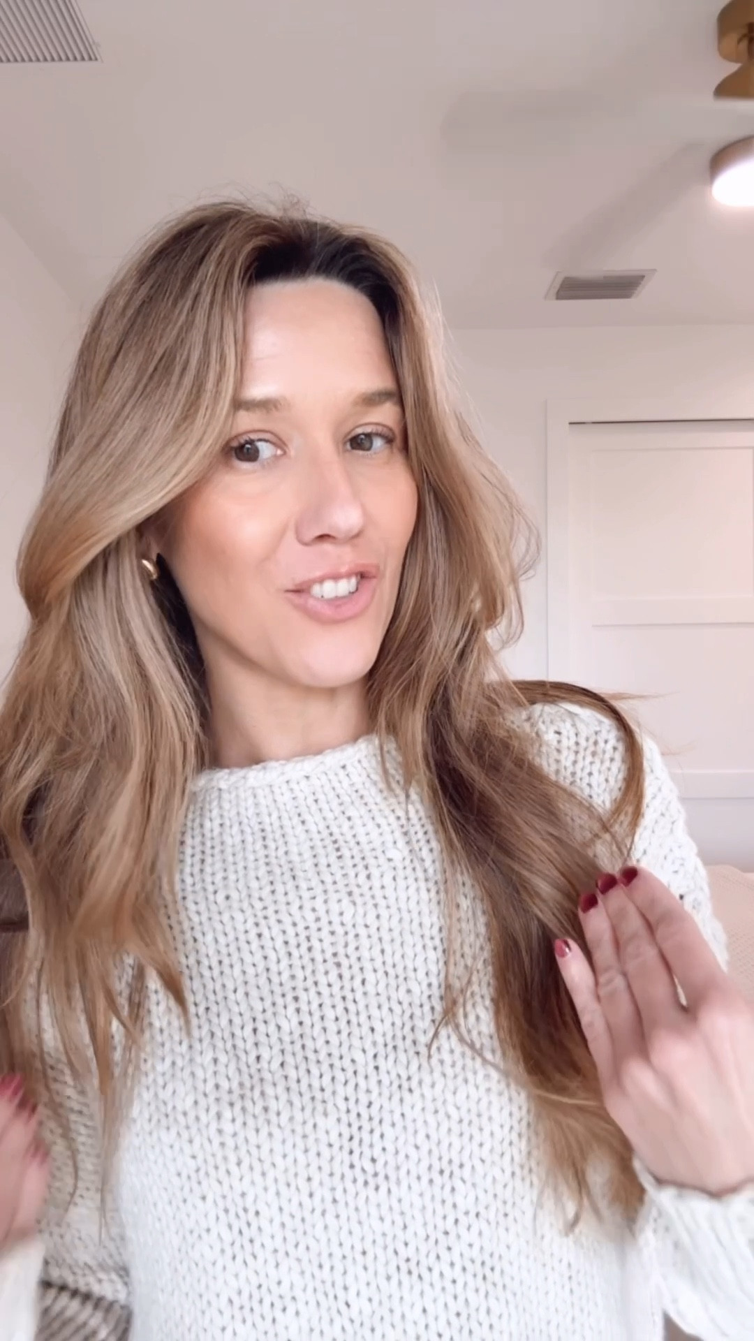 This sweater >>>>
Size small
Winter wardrobe capsule 

#LTKOver40 #LTKSeasonal