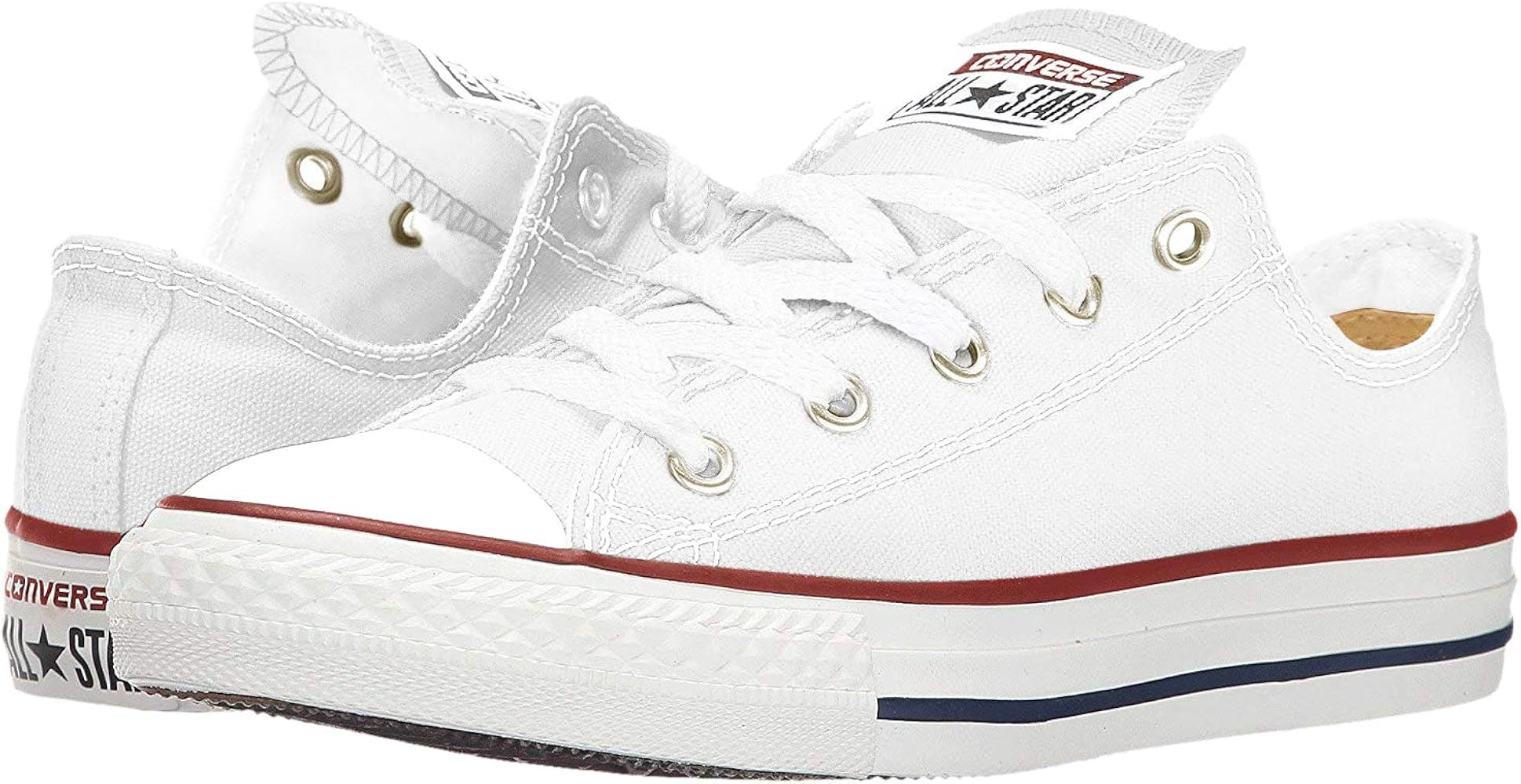 Amazon.com | Converse Unisex Chuck Taylor All Star Ox Low Top Classic Optical-White. Sneakers - 9... | Amazon (US)