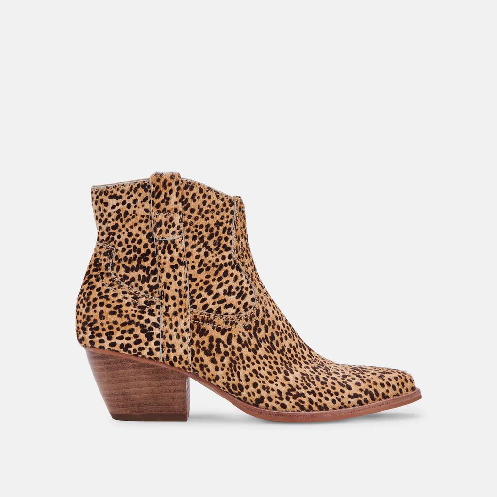 SILMA BOOTIES LEOPARD CALF HAIR | DolceVita.com