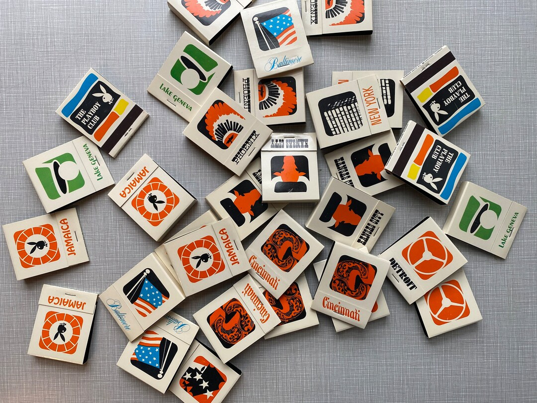 Vintage Playboy Club Match Books circa the 60's (priced per book) | Etsy (US)