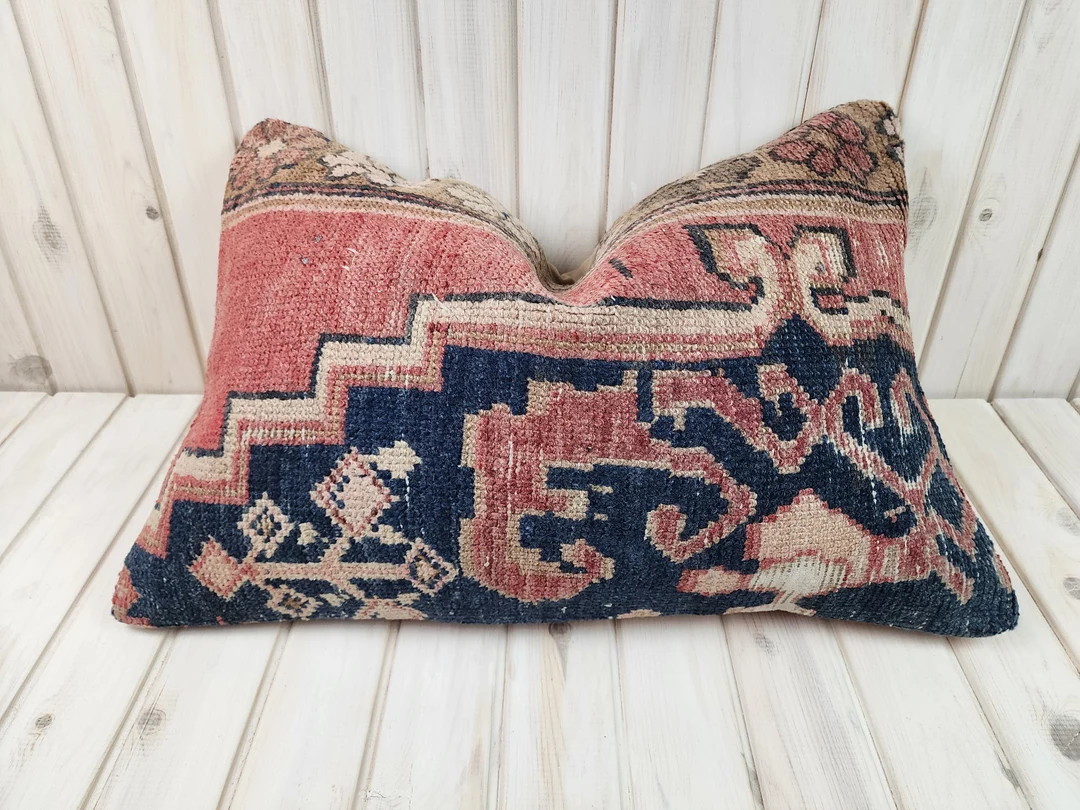 Persian Carpet Pillow,carpet Pillow,16x24,decorative Pillow,bohemian Pillow,turkish,vintage,handw... | Etsy (US)