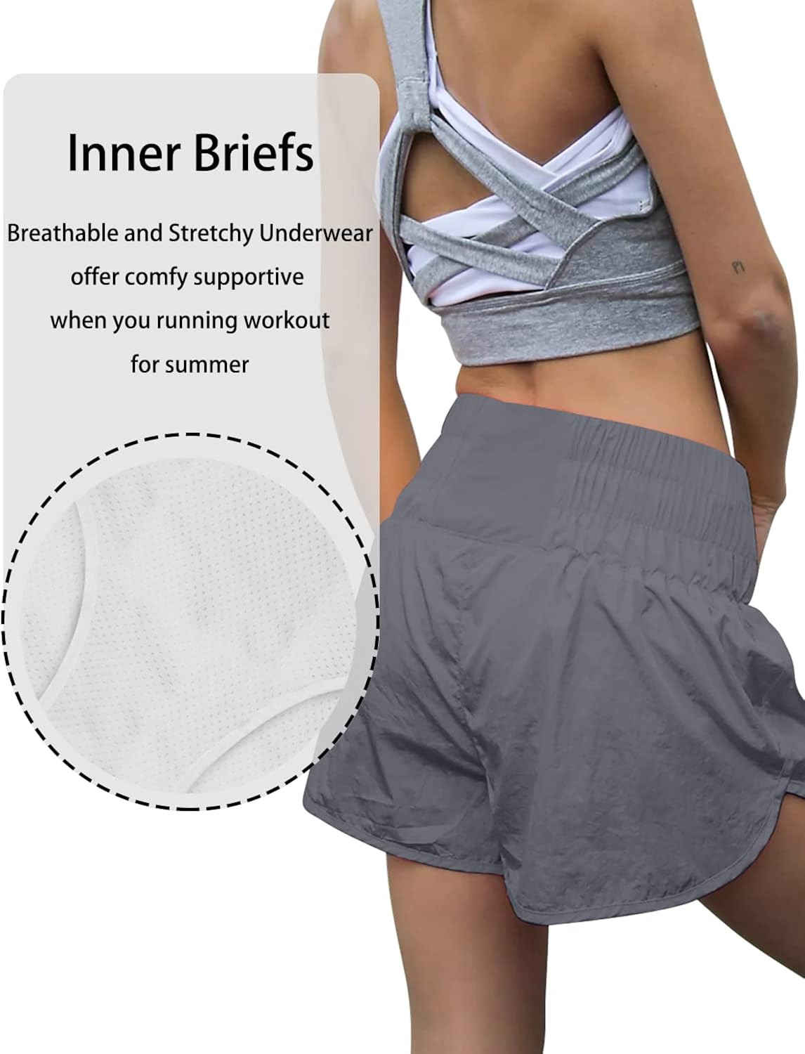 AUTOMET Womens High Waisted Athletic Shorts Elastic Casual Summer Running Shorts Quick Dry Gym Wo... | Amazon (US)