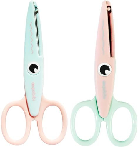 Scissors for Crafting (2-Pack)-Decorative Pattern Edge Craft Scissors,Suitable for Fun DIY Scrapb... | Amazon (US)