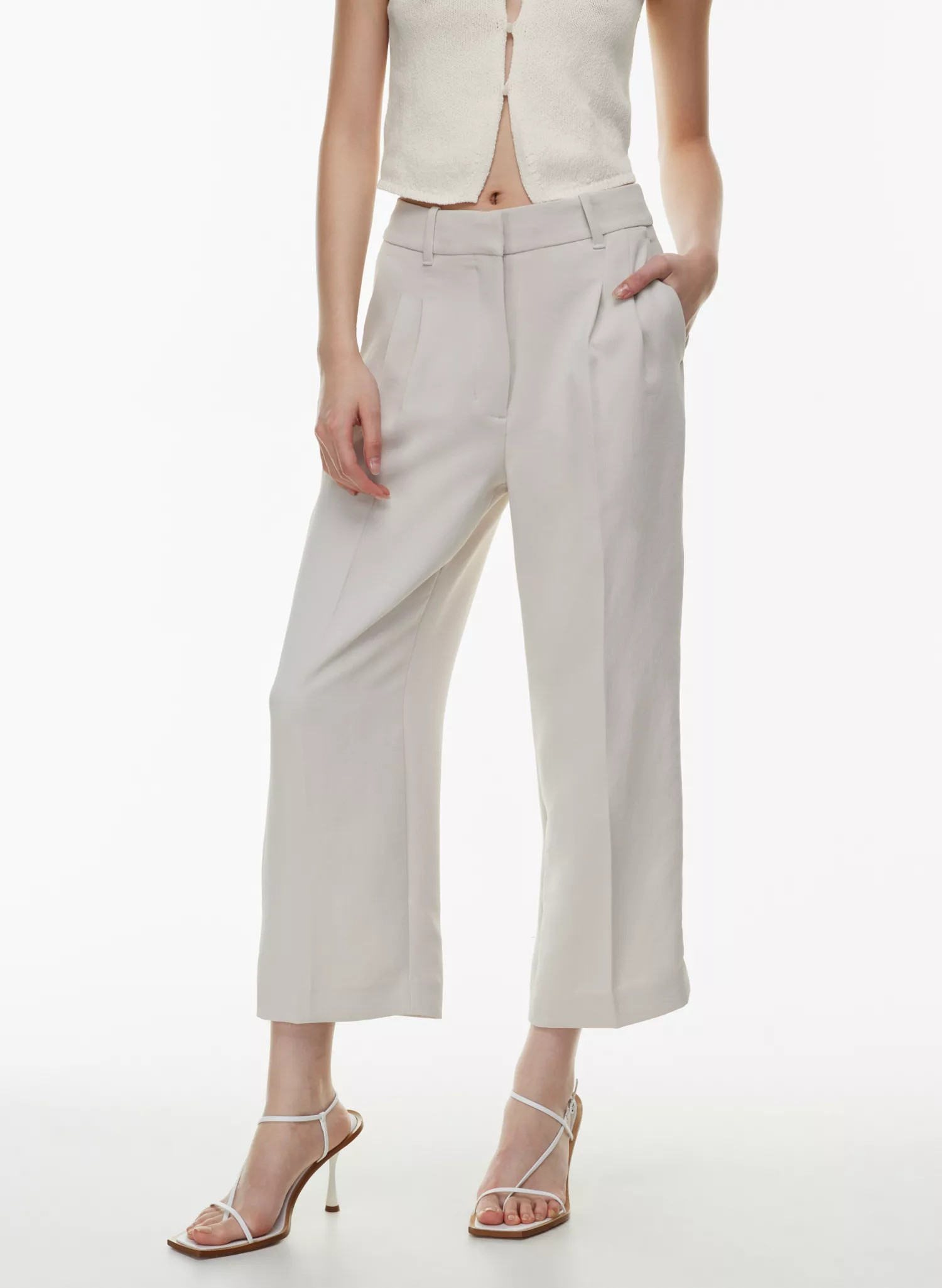 THE EFFORTLESS PANT™ CROPPED | Aritzia
