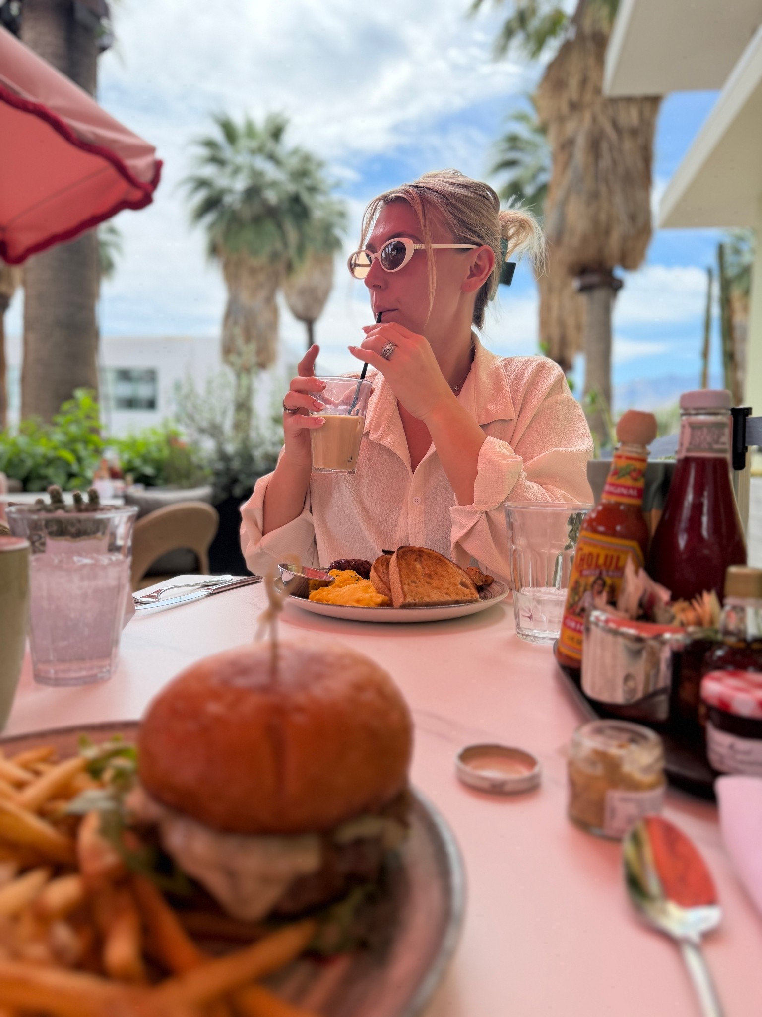 Festival morning breakfast! Linked these retro sunglasses that come in multiple colors and my favorite linen coverup set! 

#LTKootd #LTKMidsize #LTKFestival