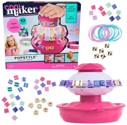 Cool Maker, PopStyle Bracelet Making Kit with 170 Beads, Make & Remake 10 (Packaging May Vary), Arts and Crafts Kids Toys for Ages 7 and up | Amazon (US)