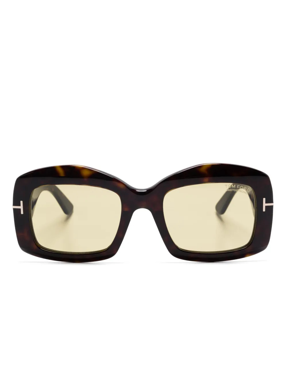 TOM FORD Eyewear square-frame Sunglasses | Brown | FARFETCH GE | Farfetch Global