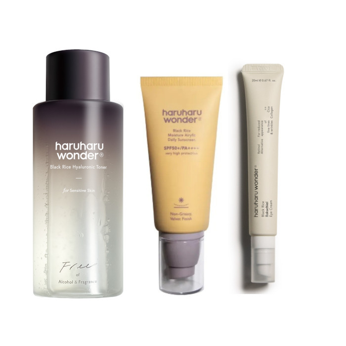 haruharu wonder - Black Rice Makeup Prep Combo Set | Stylevana