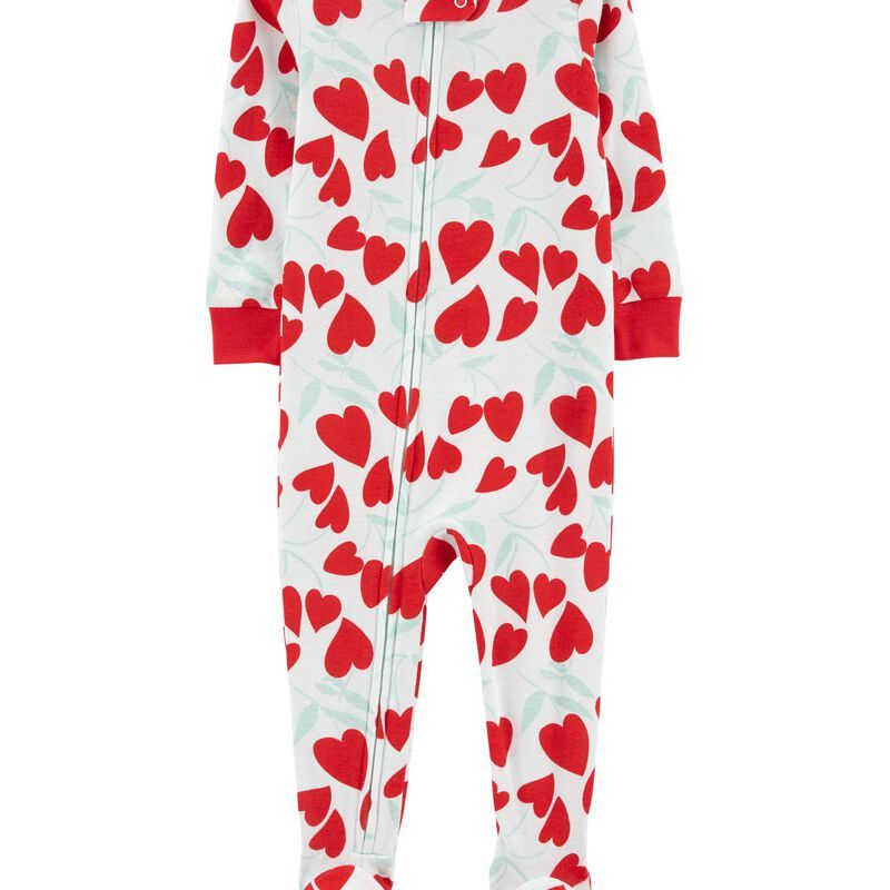 Toddler 1-Piece Cherry 100% Snug Fit Cotton Footie PJs | Carter's