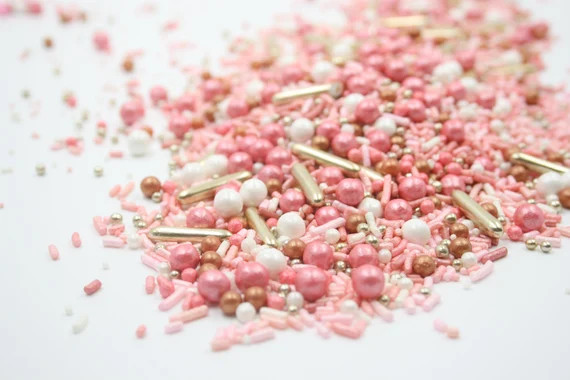 Rose Gold Handmade Sprinkles | Etsy (US)