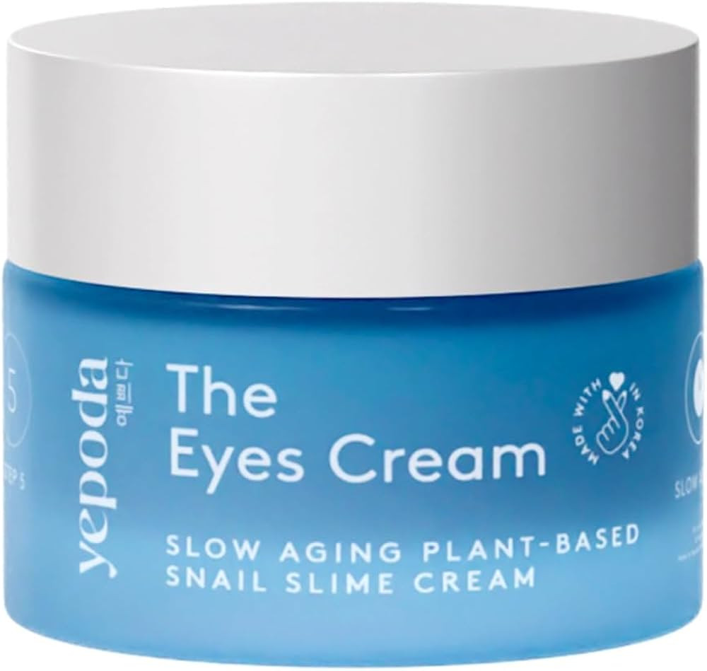 Yepoda The Eyes Cream, Hydrating Eye Cream With Plant-Based Snail Slime Alternative, Reduces the ... | Amazon (US)