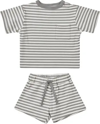 Boxy Pocket T-Shirt & Shorts Organic Cotton Set | Nordstrom