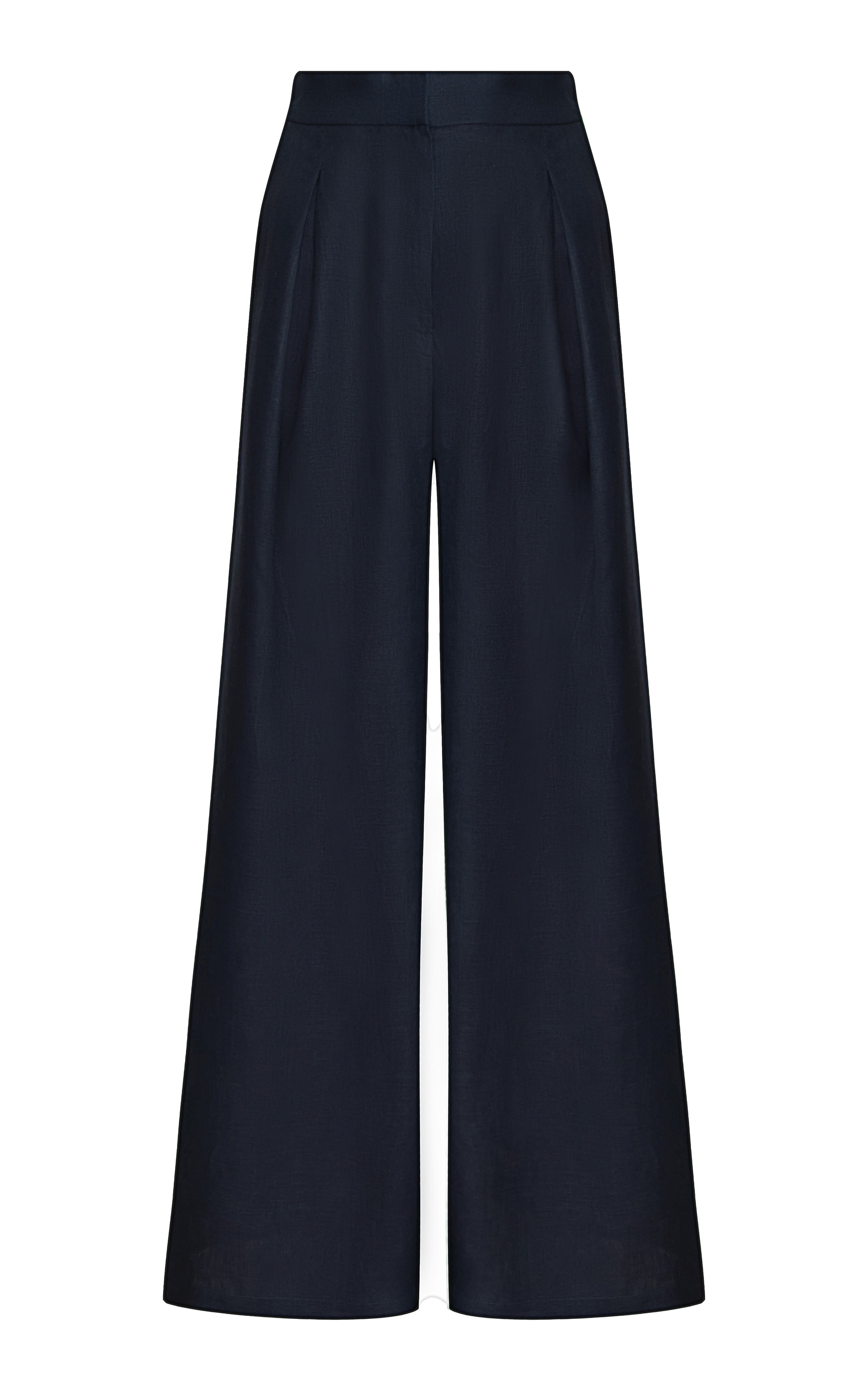 Una Metafora Pleated Linen Flared Pants | Moda Operandi (Global)