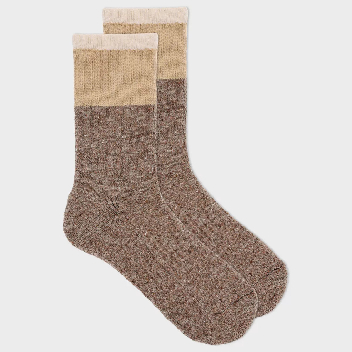Alaska Knits Women's Chunky Block Wool Blend Crew Socks - 4-10 | Target