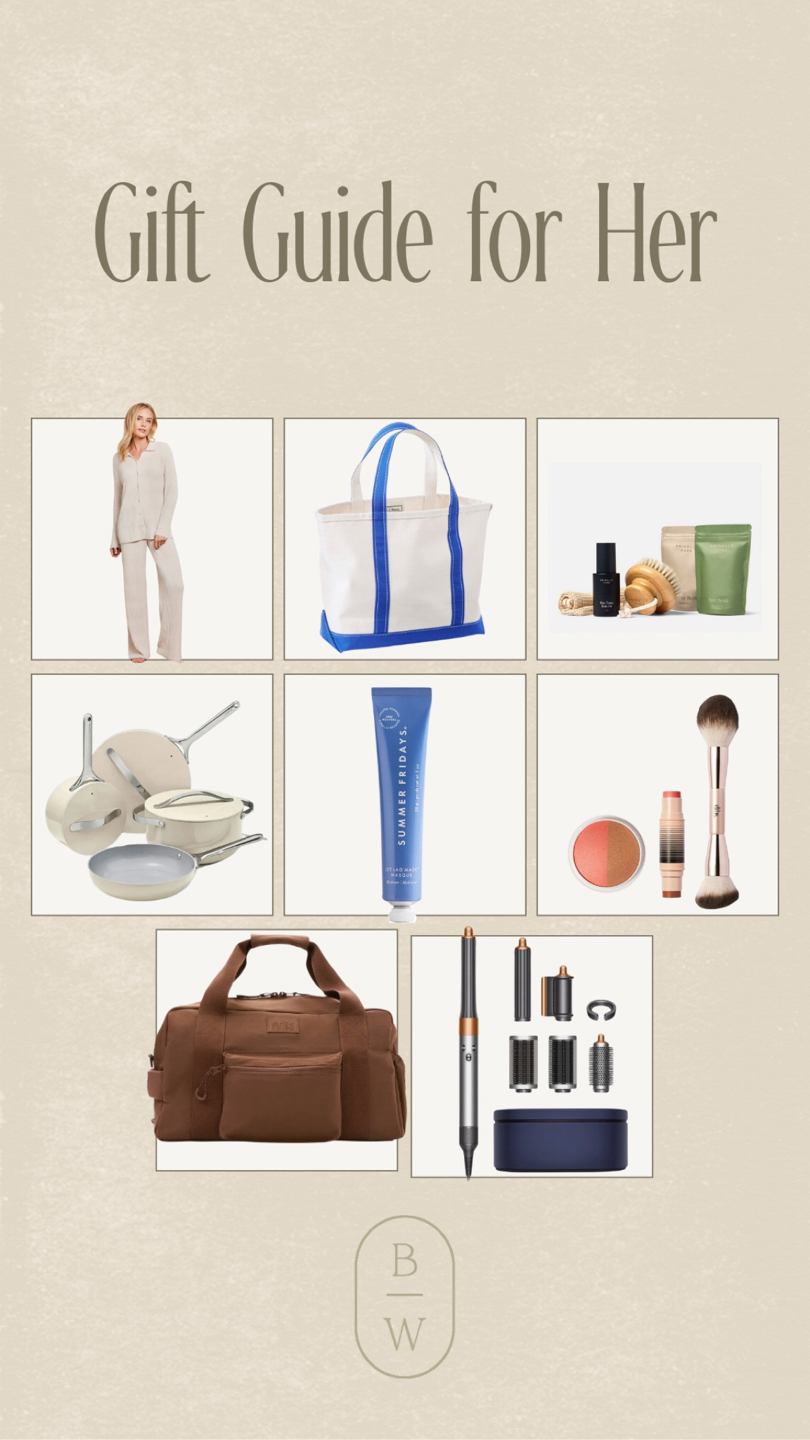 Gift Guide for Her 💗 

women’s gift guide, gift ideas for her, gift ideas for wife, girlfriend gift ideas, summer friday, trending gift ideas, tote bags, beauty, beís bags, dyson airwrap, barefoot dreams

#LTKHoliday #LTKGiftGuide #LTKSeasonal