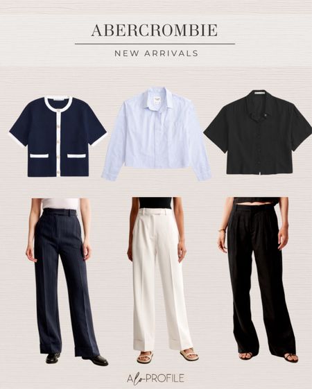 ABERCROMBIE NEW
ARRIVALS // workwear edit, perfect to dress up or down for work, I am obsessed with the
sweater top and it comes in a few colors!

#LTKworkwear #LTKSeasonal