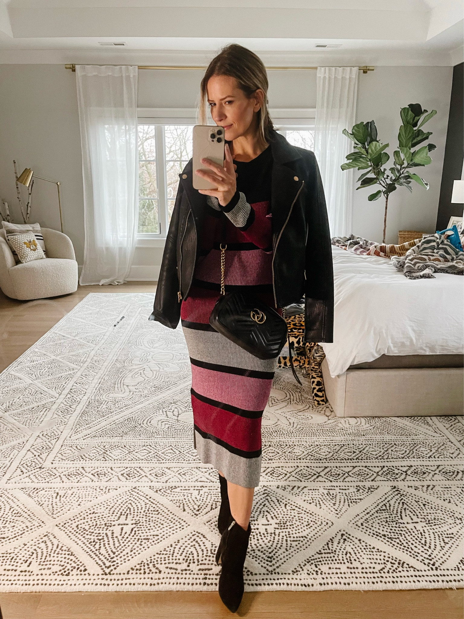 Holiday party outfit idea: knit midi sweater dress only $70

#LTKstyletip #LTKunder100 #LTKHoliday