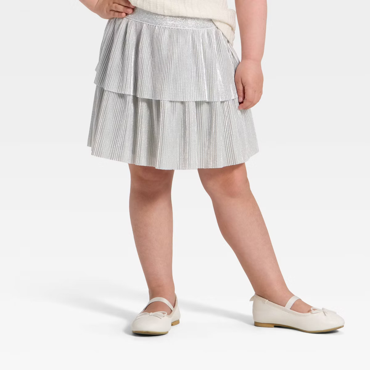 Toddler Girls' Metallic Skirt - Cat &amp; Jack™ | Target