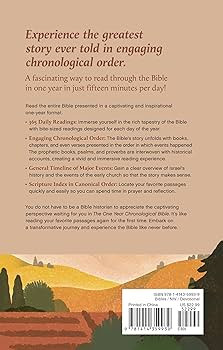 The One Year Chronological Bible NIV (Softcover) | Amazon (US)