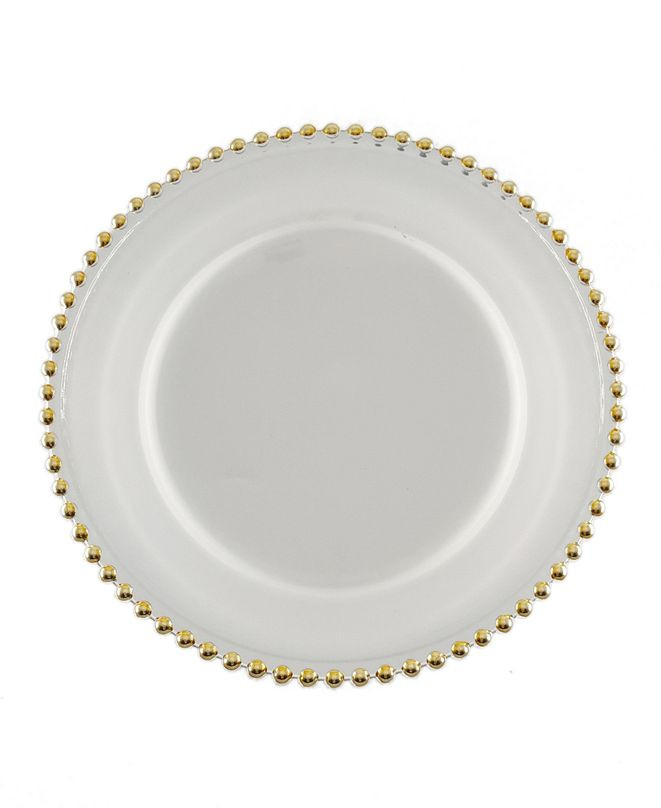 Gold Beaded Charger, Created for Macy's | Macys (US)