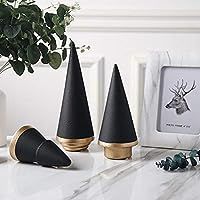 NC Nordic Style Ceramic Christmas Tree Figurines - Black-M | Amazon (US)