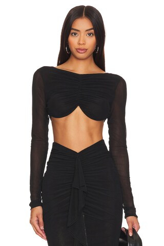 NBD Deepa Top in Black from Revolve.com | Revolve Clothing (Global)
