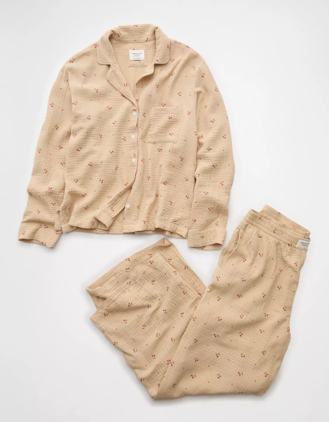 AE Cotton Gauze PJ Set | American Eagle Outfitters (US & CA)
