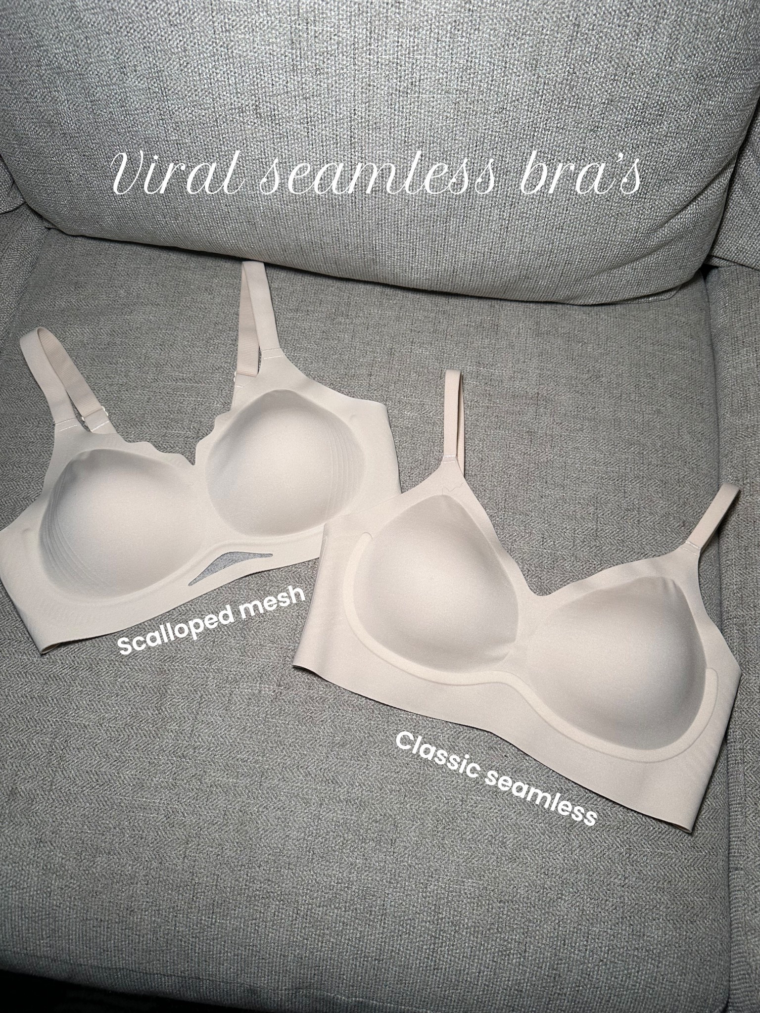 Scalloped mesh & classic seamless bras from Amazon !! So comfy 

Amazon viral | bra | cozy bra | Christine Gerace 

#LTKSummerEdit #LTKActive #LTKStyleTip