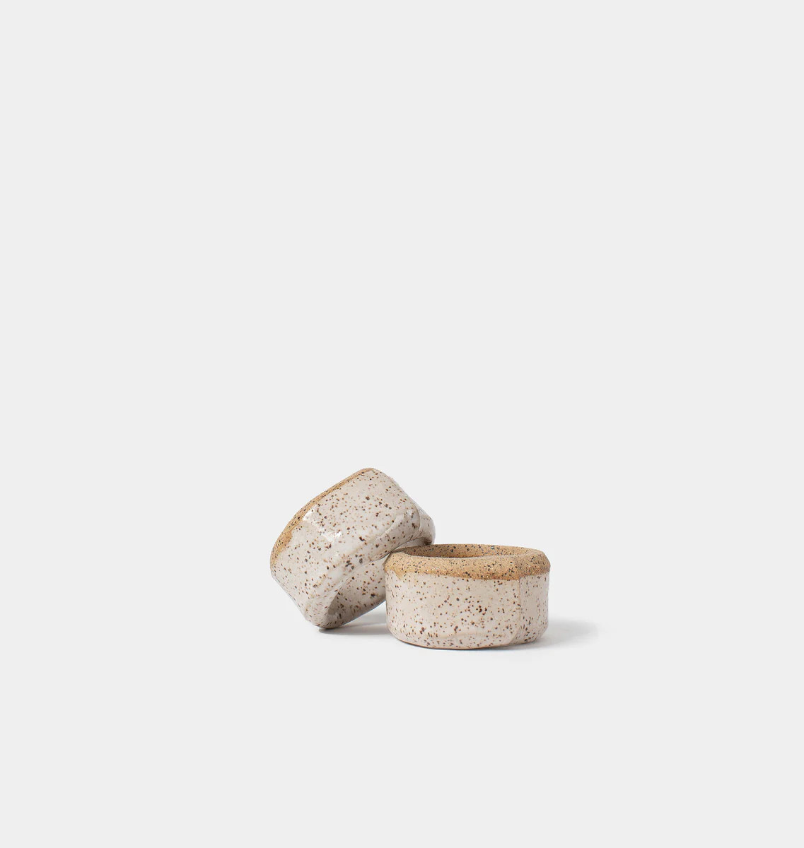 Wylder Ceramic Napkin Rings S/2 | Amber Interiors