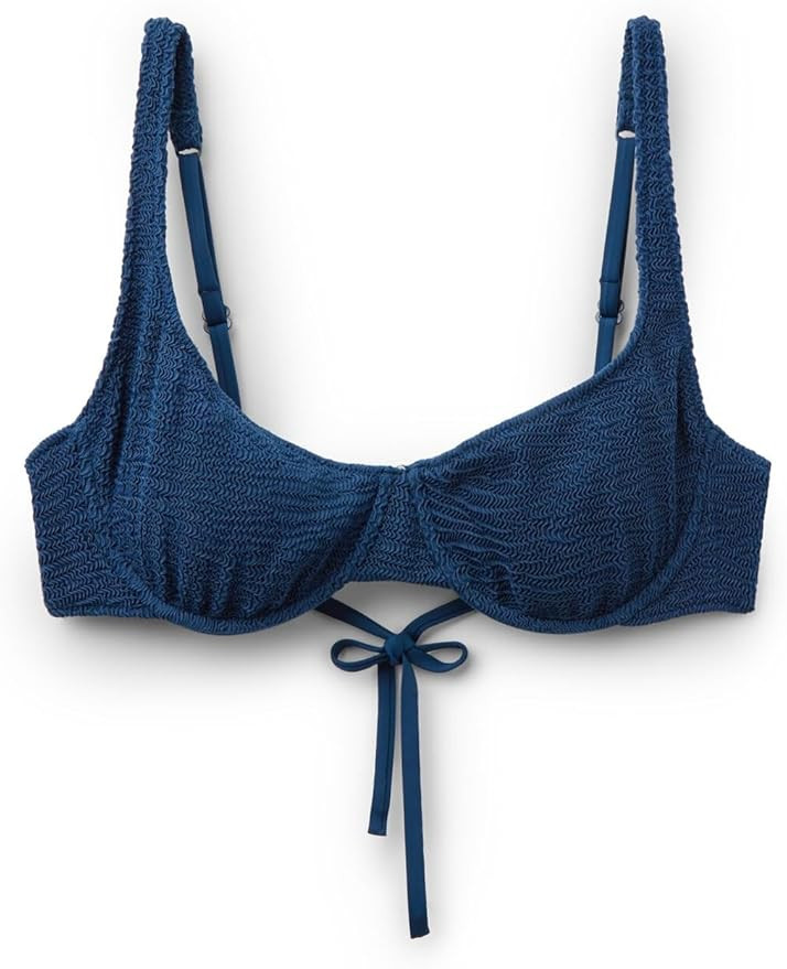 CALZEDONIA Woman's Balconette Swimsuit Top Crinkle Waves | Amazon (US)