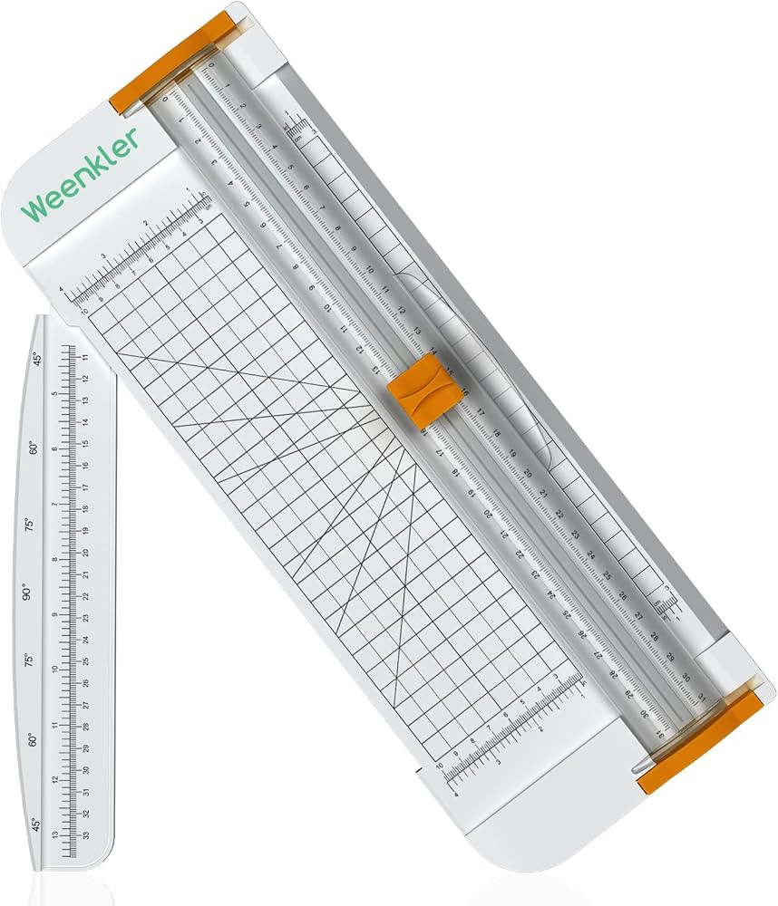 Weenkler Paper Cutter 12 Inch Titanium Paper Trimmer Scrapbooking Tool with Automatic Security Sa... | Amazon (US)