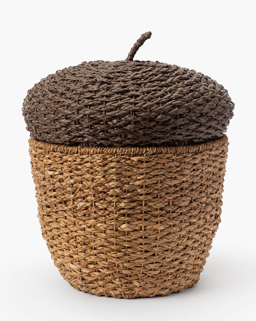 Acorn Hand-Woven Rattan Footed Basket | McGee & Co.