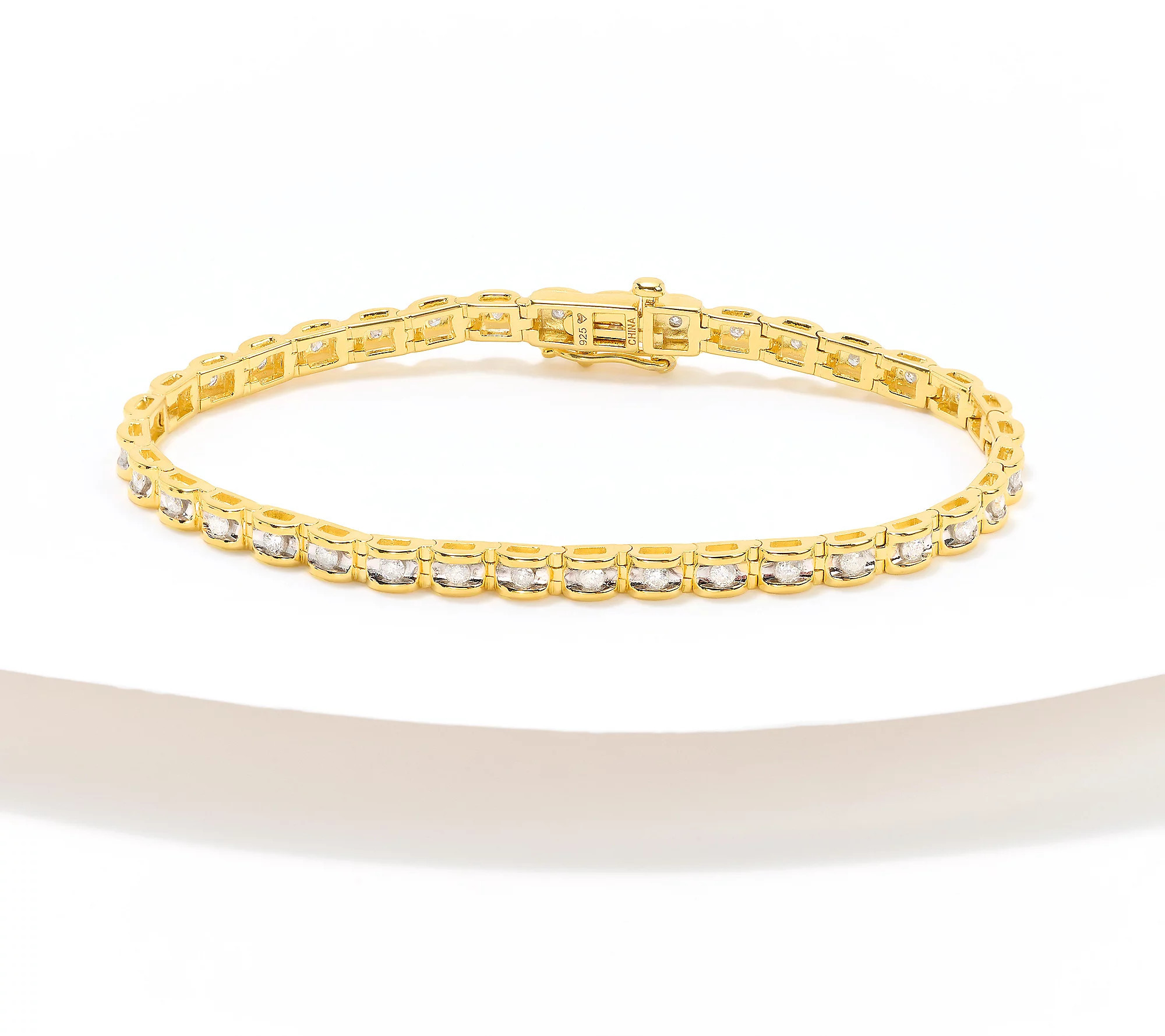 Affinity Diamonds 1.00cttw Sterling SilverTennis Bracelet | QVC