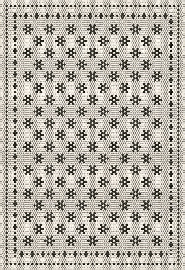 Mosaic Vintage Vinyl - Design B Area Rug | Rugs Direct