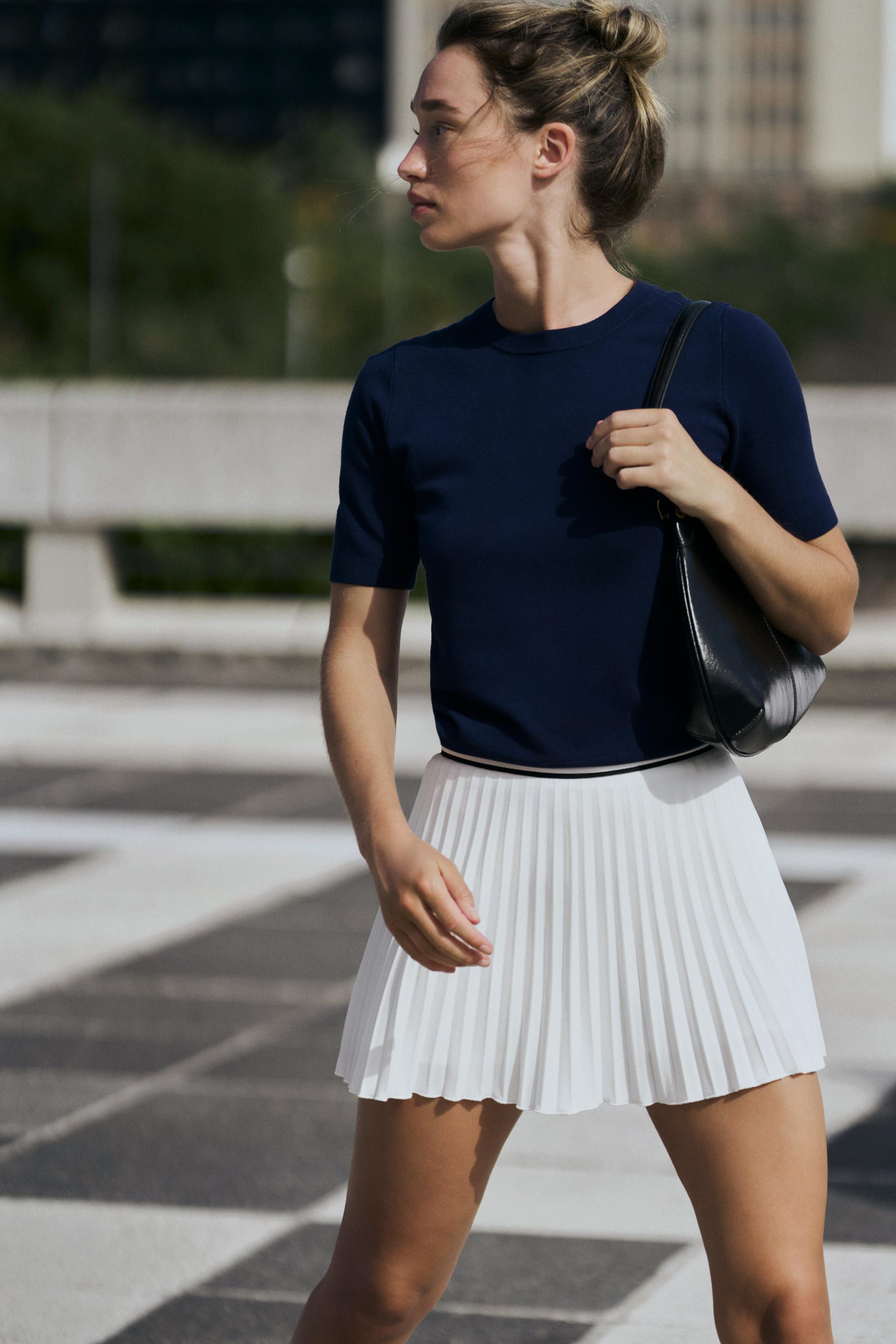 PLEATED SKORT | Zara US