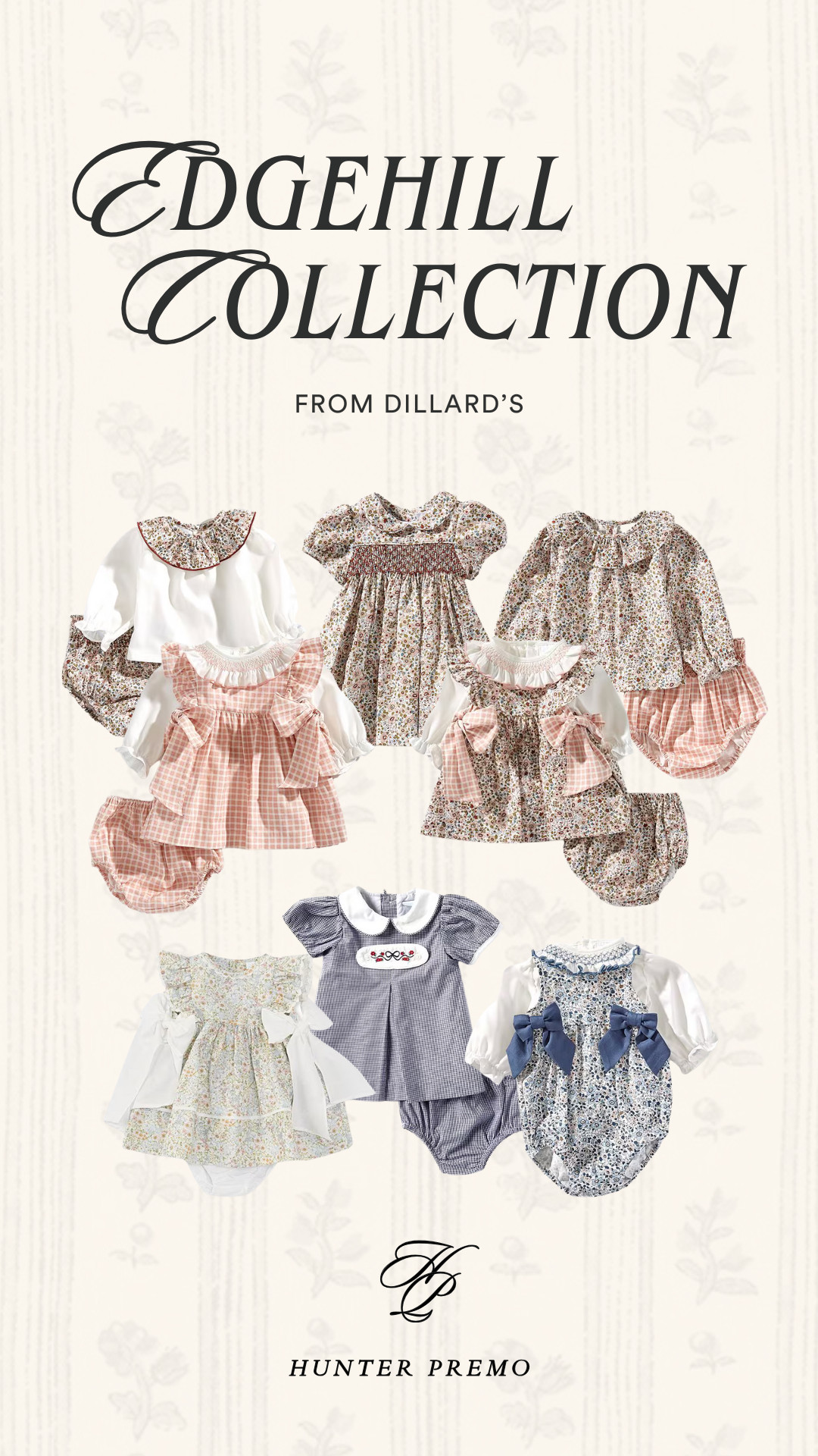 Baby girl outfits from Edgehill Collection at Dillard's. Perfect for fall family photos 

 #LTKBaby