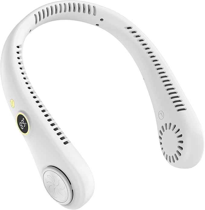 Portable Neck Fan,Fathers Day for Dad Husband Gifts from Daughter Wife - Hands Free 5 Speeds,Neck... | Amazon (US)