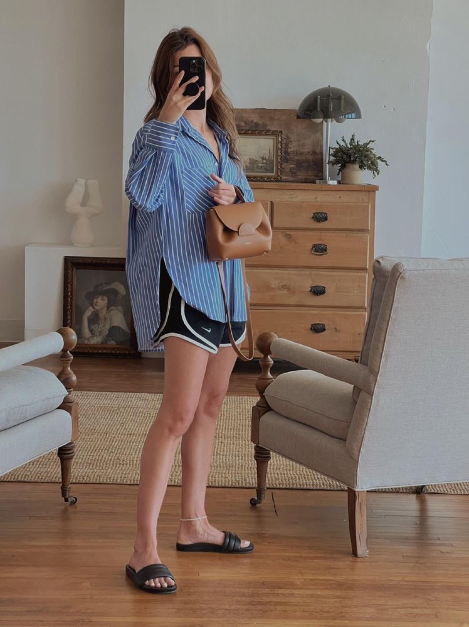 This oversized button up shirt is my favorite find this summer! It runs large — I’m wearing an XS and it’s still oversized.

#LTKstyletip #LTKFind #LTKBacktoSchool