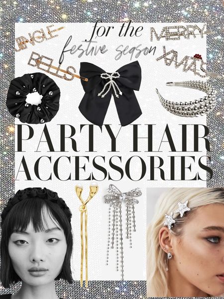 Hair accessories are one of these easiest ways to dress up for a party. Check out some of my faves for this upcoming Christmas season 🪩
Bow hair clip | oversized scrunchie | Hair band | Christmas hair clip | Pearl hair | Black hair bow | Rose headband | Statement hair 

#LTKHoliday #LTKGiftGuide #LTKparties