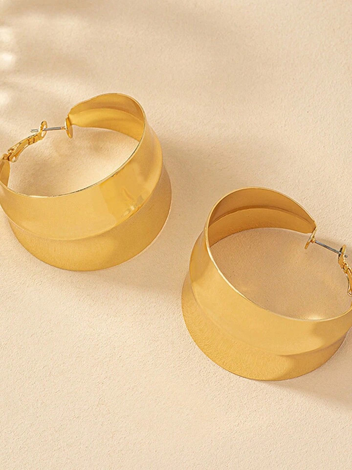 Gold Chunky earring | SHEIN
