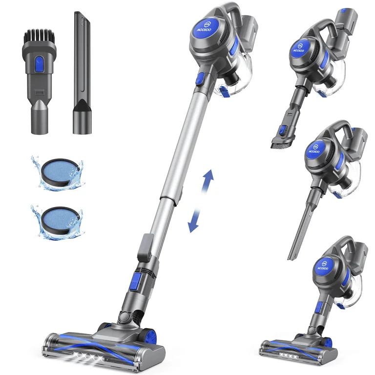 MOOSOO Cordless Stick Vacuum Cleaner 40KPA 40Mins Lightweight for Home Pet Hair Carpet Hard Floor... | Walmart (US)