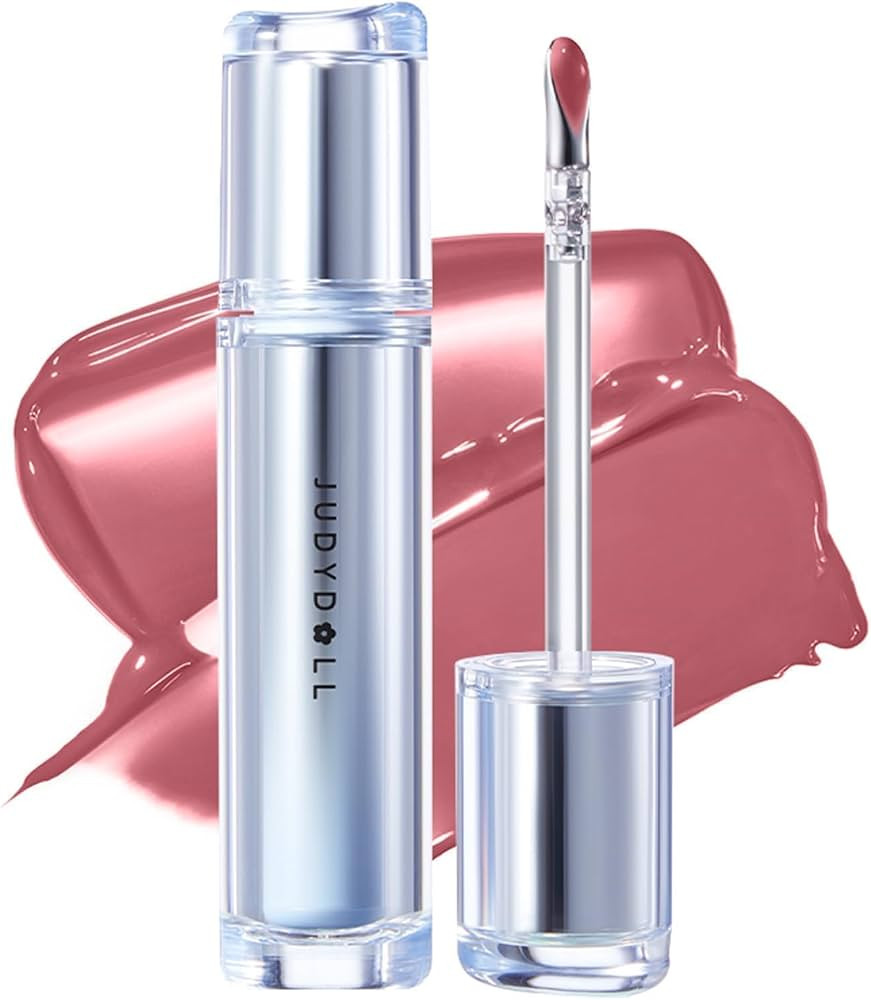 JUDYDOLL Ice Watery Lip Gloss,Moisturizing Liquid Lipstick with Hyaluronic Acid & Collagen,Long-l... | Amazon (US)