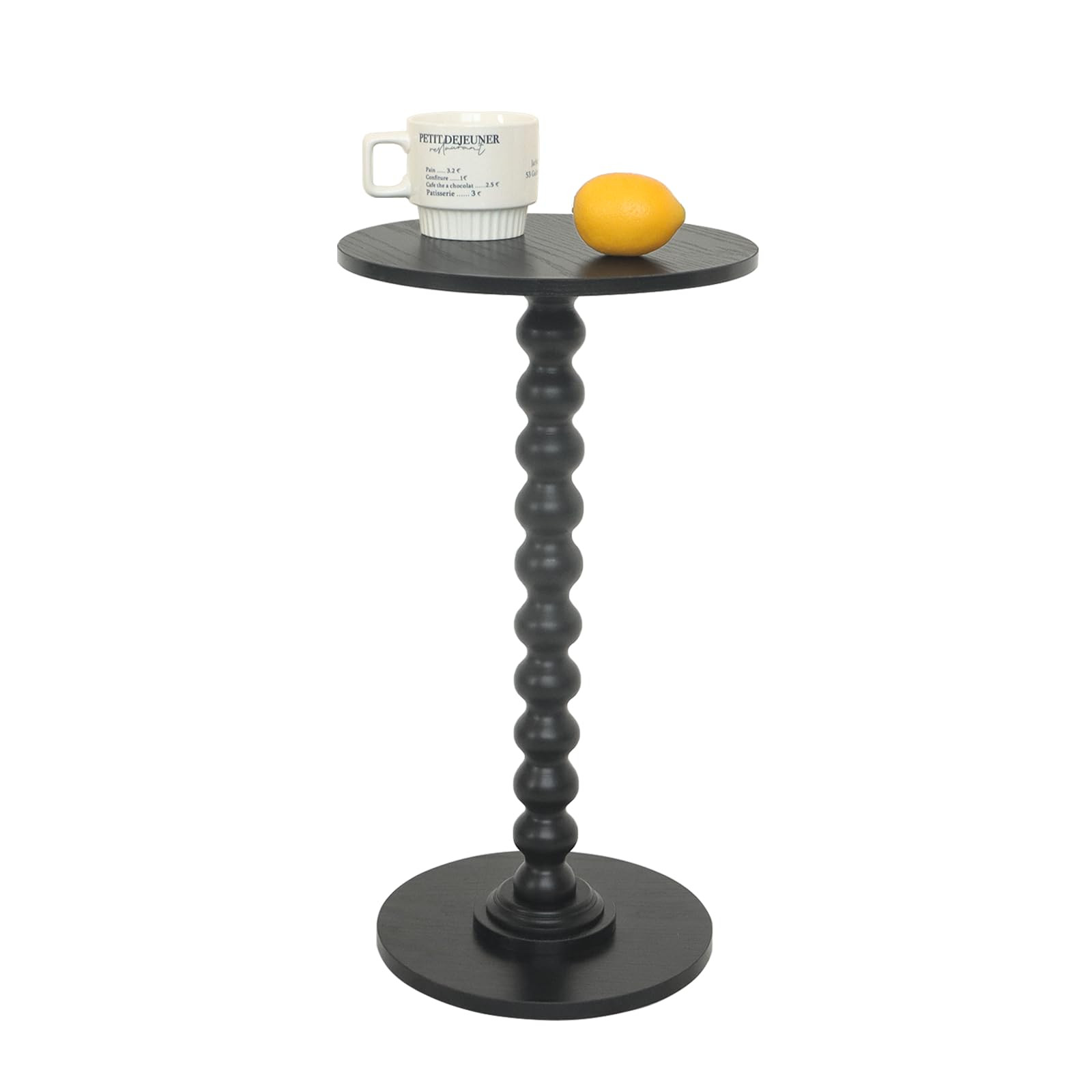 Round Side Table, Small Drink Table for Small Spaces, Modern Accent End Table Nightstand with Sol... | Amazon (US)