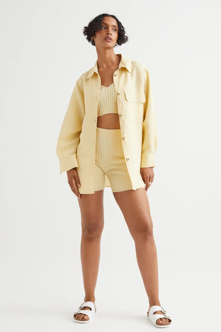 Rib-knit Shorts | H&M (US + CA)