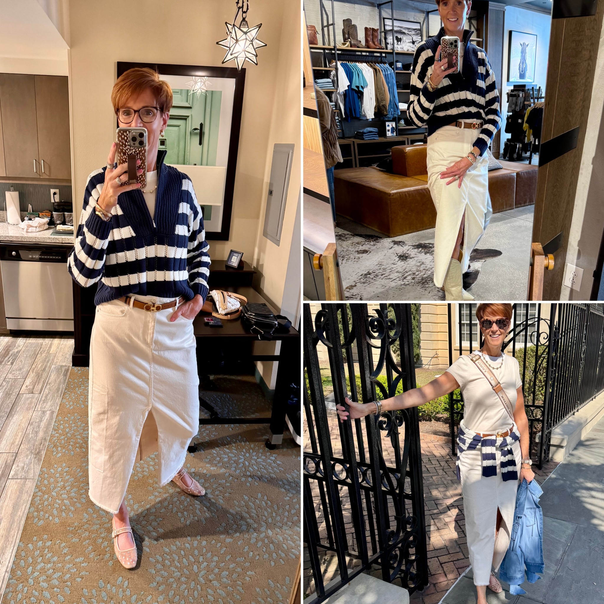 Hi! For reference, I am 55 years old, I am 6’1”. I have a 35” inseam. I wear a small or medium in most tops, an 8 or a 10 in most bottoms, an 8 in most dresses, and a size 9 shoe. 

Make sure to subscribe to my newsletter found in my bio so you don’t miss out on my must have favorites! And download the LTK app, follow my LTK shop, and favorite this post or your favorite items to get notified when they go on sale!

Over 50 fashion, tall fashion, workwear, everyday outfits, timeless outfits, Classic Outfits

spring outfit, travel outfit, ballet flats, wedding guest outfit, vacation outfit, travel essentials, organization, sweater dress, jeans, boots, loungewear, date night, watch now, office outfit, spring break outfit, living room refresh, home refresh, spring dresses

#LTKStyleTip #LTKSeasonal #LTKSaleAlert